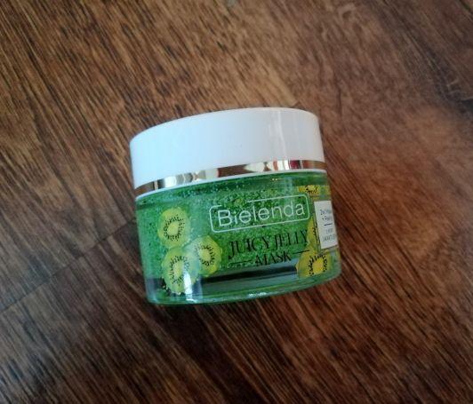 Bielenda Juicy Jelly Mask, 2 w 1 maska + peeling, Kiwi i kaktus