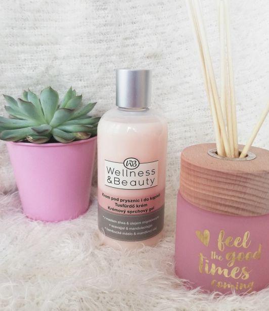 Wellness & Beauty Krem pod prysznic i do kąpieli, Masło shea & olej migdałowy