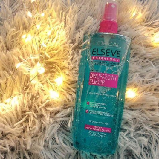 L'Oréal Elseve, Eliksir w sprayu, Dwufazowy, Fibralogy