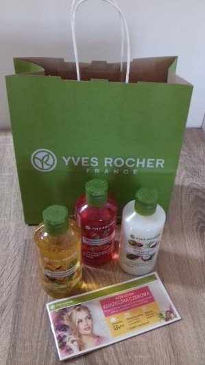 kosmetyki zele pod prysznic yves rocher