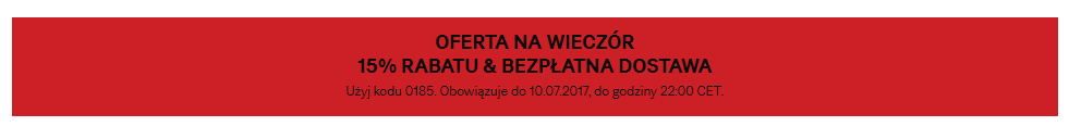 15% i darmowa dostawa w H&M do 22:00! 