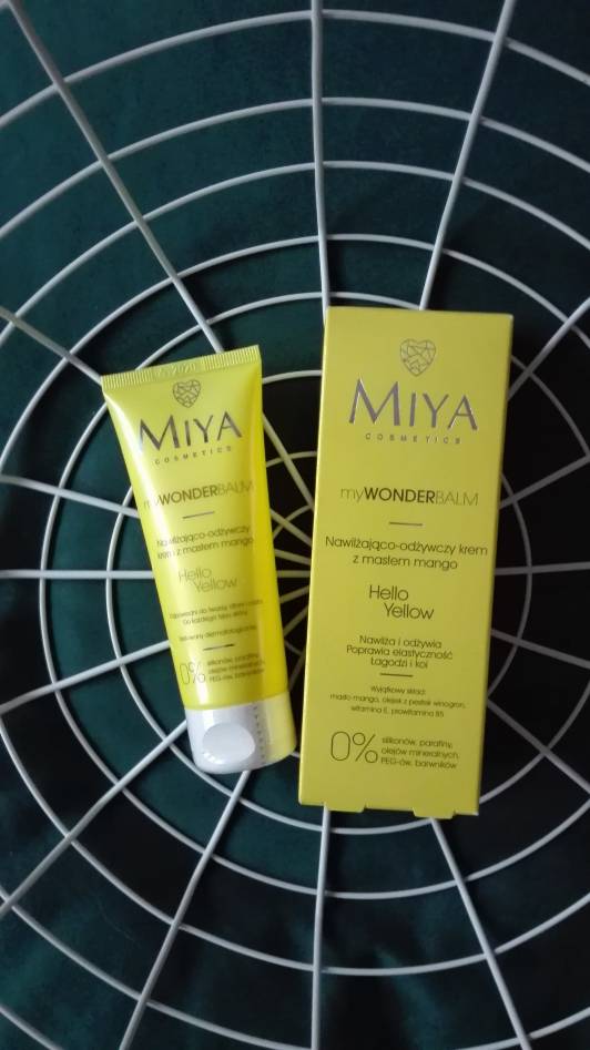 miya cosmetics mywonderbalm hello yellow nawilzajacoodzywczy krem z maslem mango