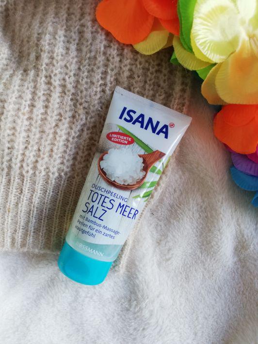 Isana Peeling pod prysznic, Sól z morza martwego