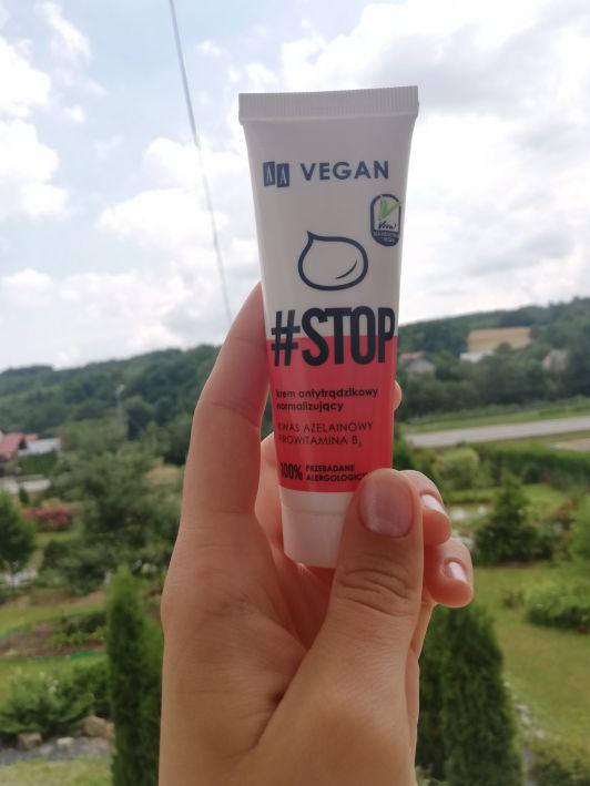 AA Vegan, #Stop, Krem antytrądzikowy normalizujący