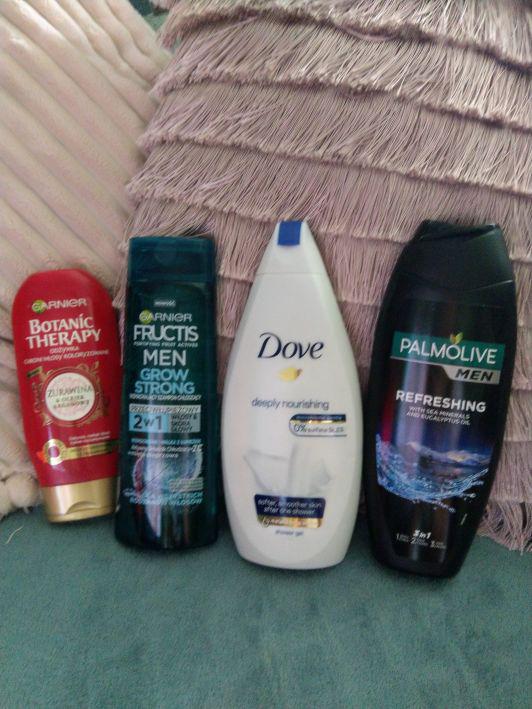 Kosmetyki prezenty dove Garnier 