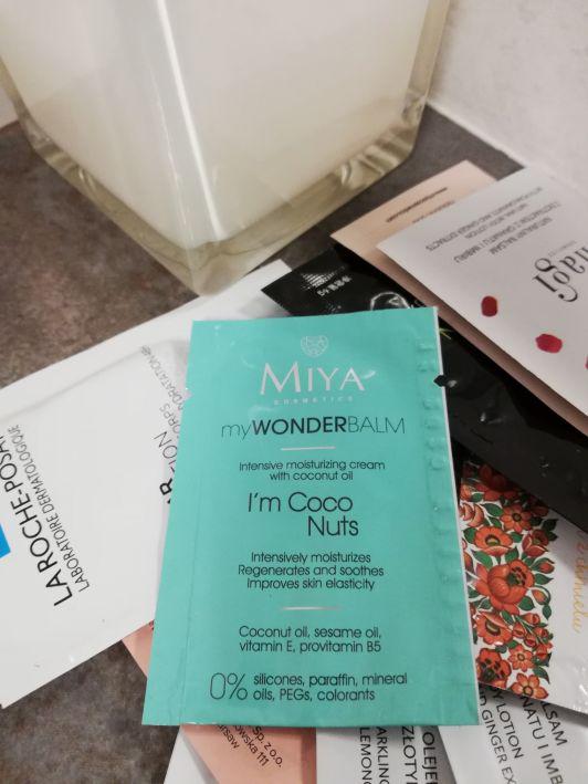 Miya Cosmetics myWONDERbalm, I'm Coco Nuts, Krem do twarzy, Intensywnie nawilżający, Olejek kokosowy