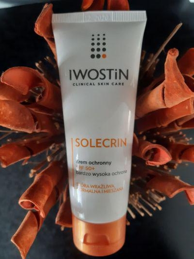 Iwostin Solecrin Puritin, Krem ochronny, SPF 50+, Skóra tłusta i trądzikowa
