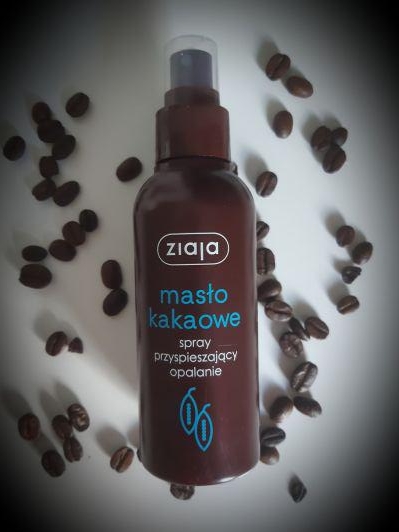 Ziaja Masło Kakaowe, Spray przyspieszający opalanie