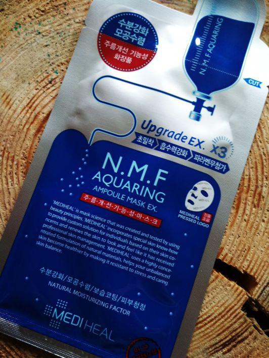 Mediheal Maska do twarzy w płacie, N.M.F Aquaring, Nawilżająca