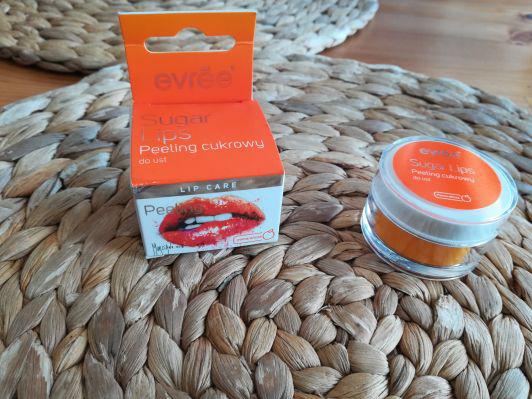 Evree Sugar Lips, Cukrowy peeling do ust, pomarańcza