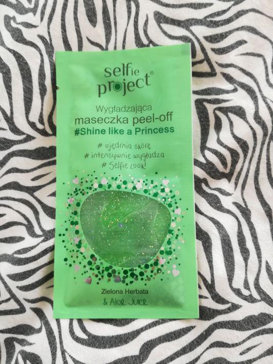 Selfie Project Maska do twarzy, Peel-off, Wygładzająca, #Shine like a Princess