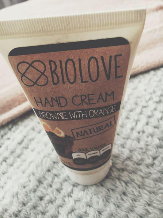 Biolove Krem do rąk, Brownie z pomarańczą