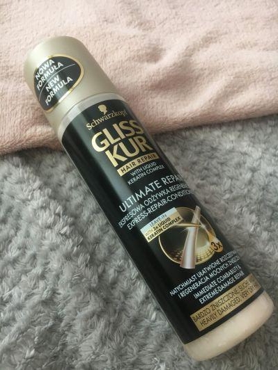 Schwarzkopf Gliss Kur, Hair Repair, Ekspresowa odżywka regeneracyjna, Do włosów bardzo zniszczonych i suchych