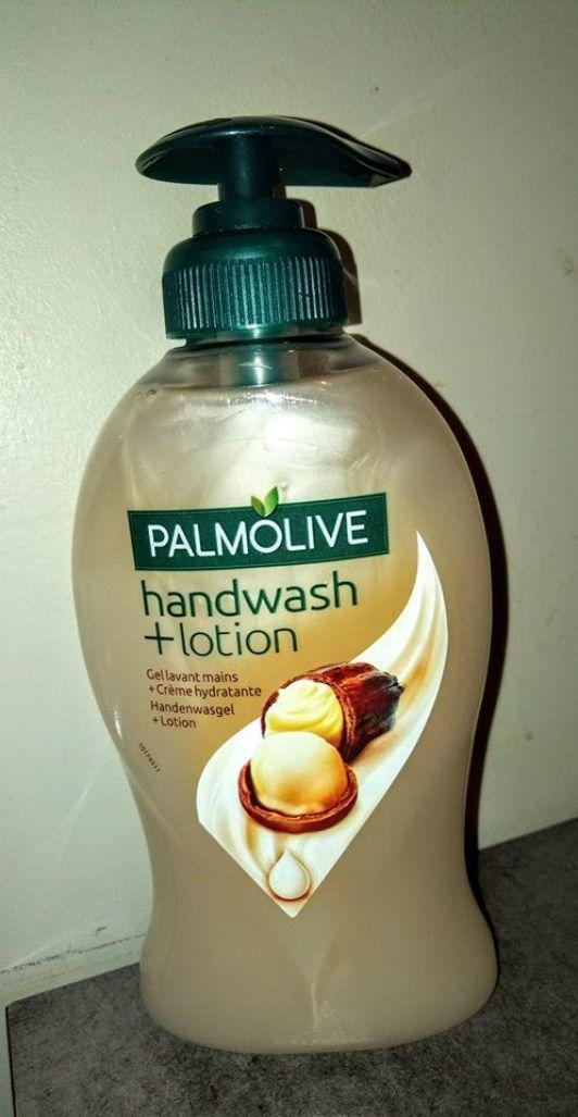 Palmolive Handwash + Lotion, Mydło do rąk w płynie, Shea & Cocoa Butter