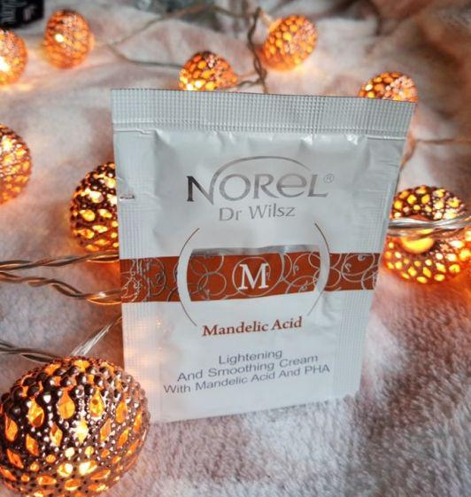 Norel Mandelic Acid, Krem do twarzy, Rozjaśniająco - wygładzający