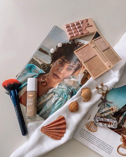 Makeup Revolution I Heart Revolution, Paleta rozświetlaczy, Mini Chocolate Rose Gold Glow