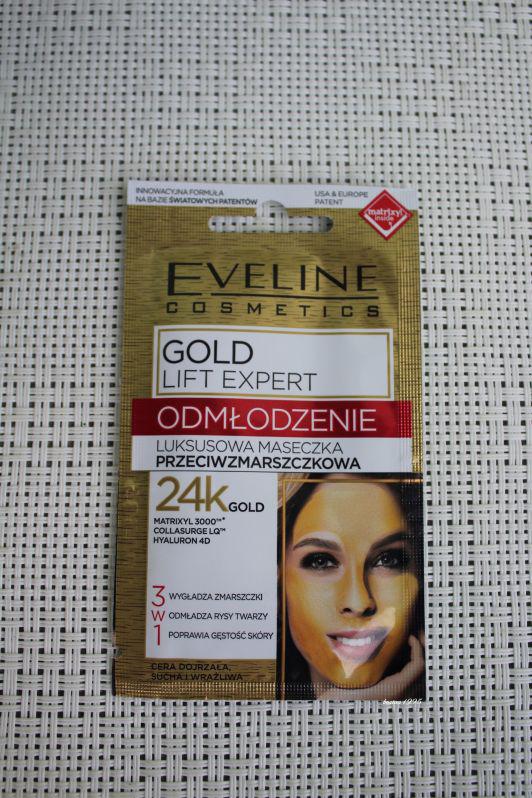 Eveline Gold Lift Expert, Maseczka do twarzy, Luksusowa i przeciwzmarszczkowa, Odmłodzenie