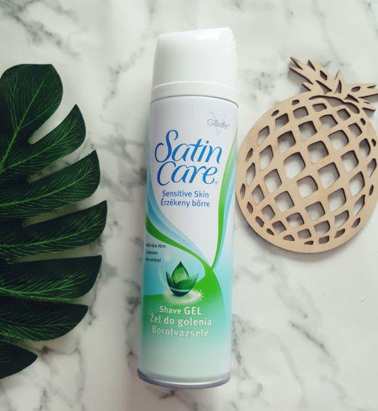 Gillette Satin Care, Żel do golenia, Sensitive Skin, Aloes