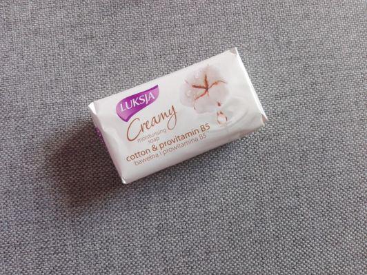 Luksja Creamy, Mydło w kostce, Cotton Milk & Provitamin B5 