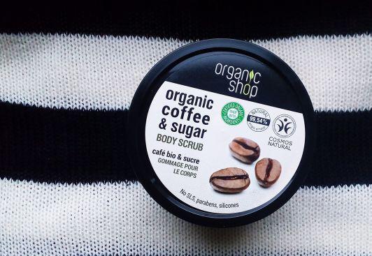 Organic Shop Scrub do ciała, Kawa i cukier