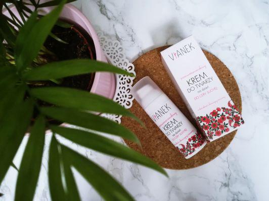 Krem do twarzy na dzień Vianek seria czerwona przeciwzmarszczkowy naturalny