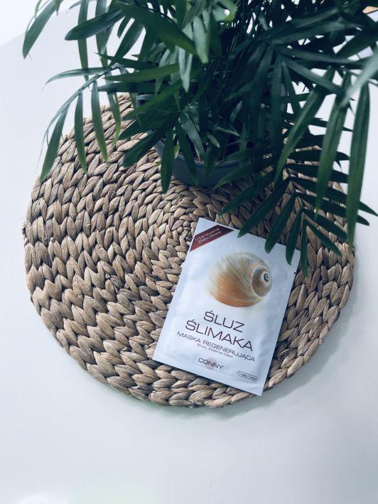 Conny Maska do twarzy w płachcie, Regenerująca, Śluz ślimaka
