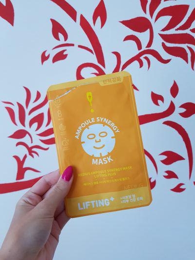Medius Maska do twarzy w płacie, Ampoule Synergy Mask, Lifting