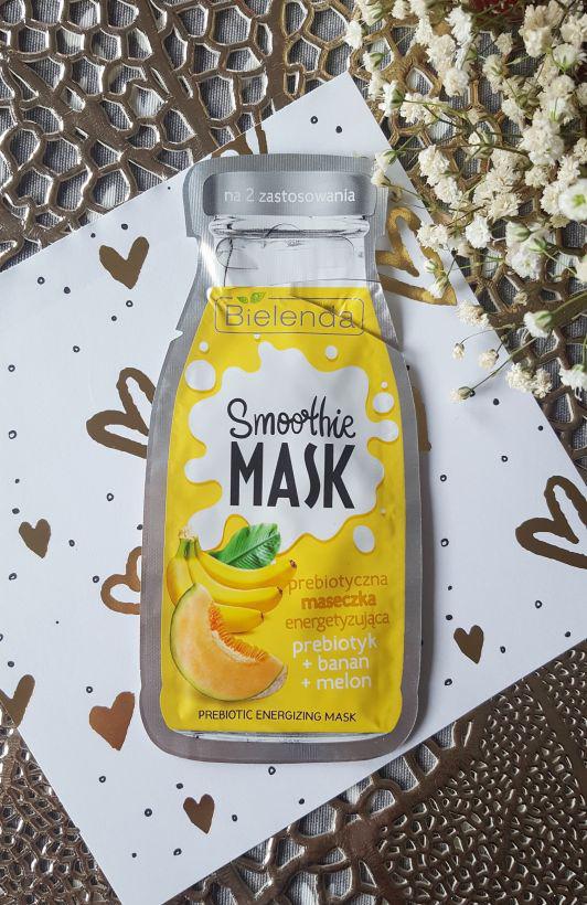 Bielenda Smoothie Mask, Maseczka do twarzy, Prebiotyczna, Energetyzująca, Prebiotyk + Banan + Melon