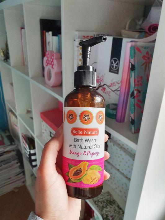 Belle Nature Żel pod prysznic, Mango i papaja