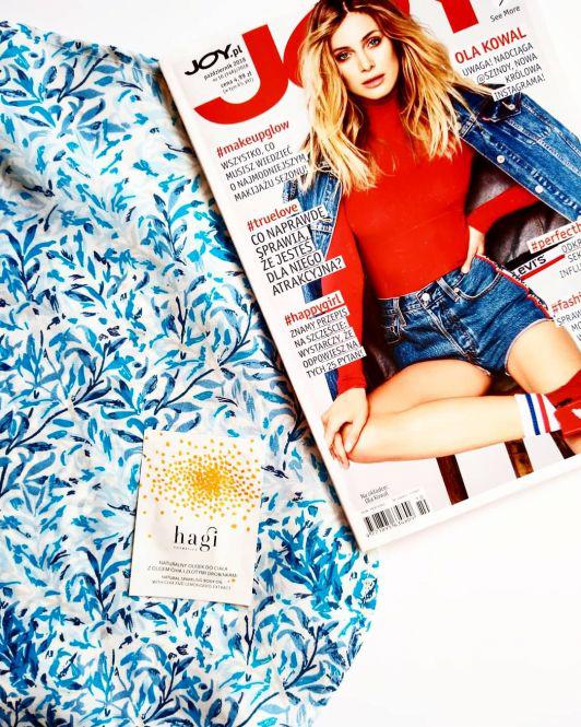 Hagi Cosmetics Olejek do ciała, Naturalny, Z Olejem Chia i Złotymi Drobinkami