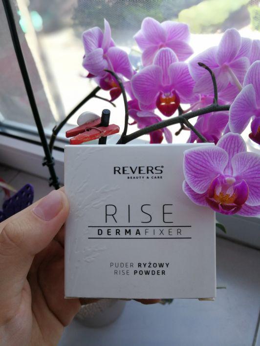 REVERS Rise Derma Fixer, Puder do twarzy ryżowy 