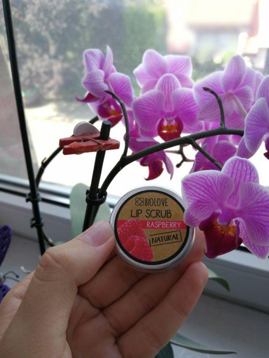 Biolove Peeling do ust, Malina