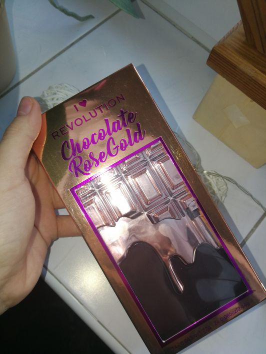 Makeup Revolution Paleta cieni, Chocolate Rose Gold 