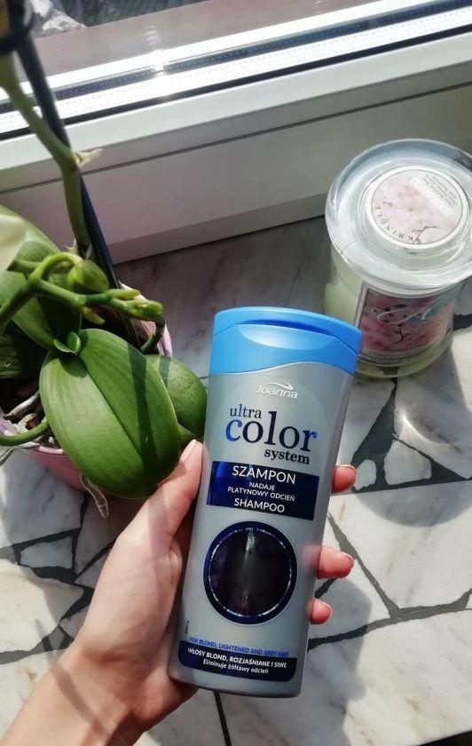Joanna Ultra Color System, Szampon do włosów blond, rozjaśnianych i siwych