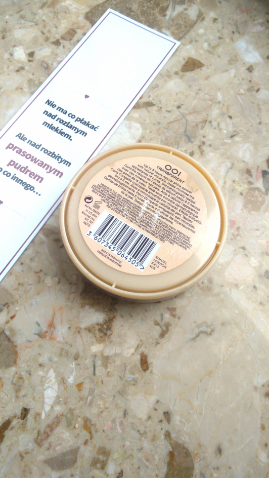 Rimmel Stay Matte, Puder do twarzy, nr 001 Transparent