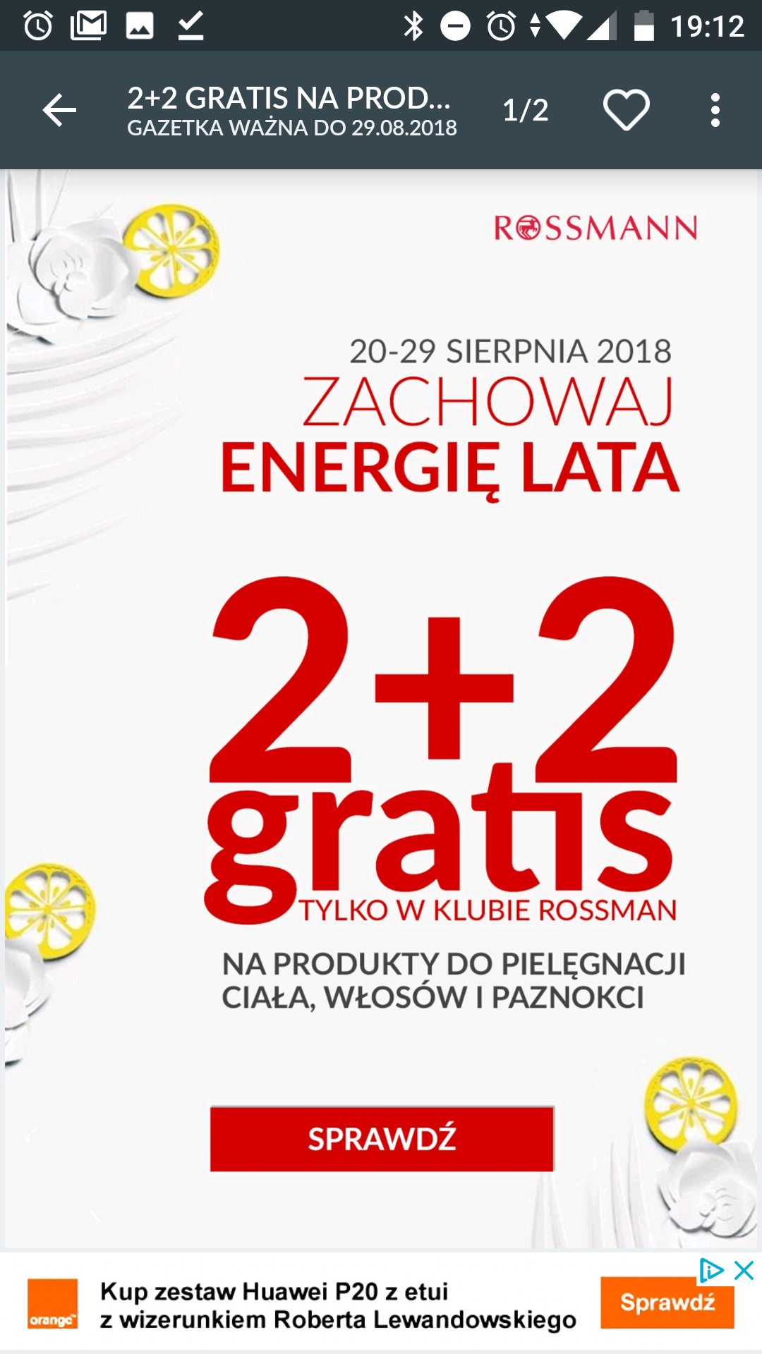 2+2 w Rossmannie od 20 sierpnia. 