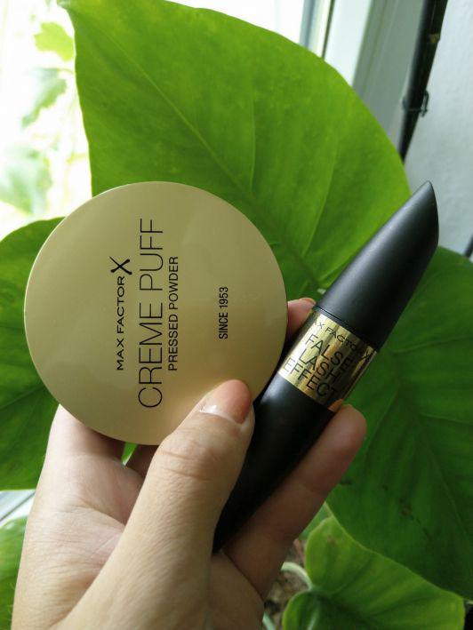 Zestaw Max Factor Tusz false lash effect puder creme puff transculent