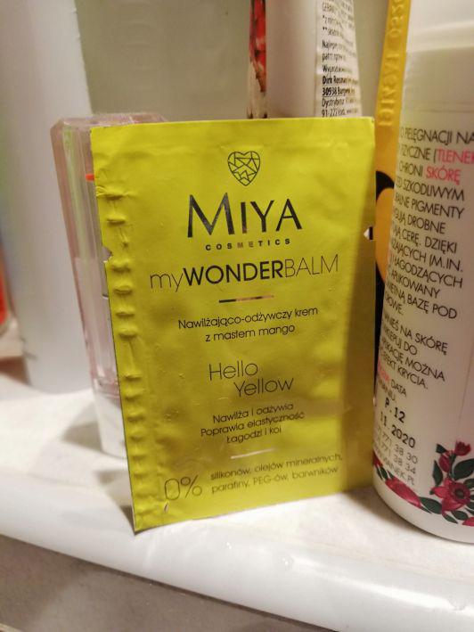 Miya Cosmetics myWONDERbalm, Hello Yellow nawilżająco-odżywczy krem z masłem mango