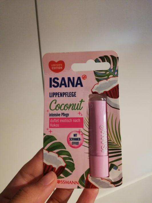 Isana Pomadka ochronna do ust,  Coconut