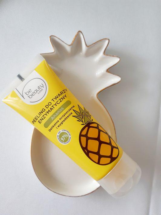 BeBeauty Care, Peeling do twarzy, Enzymatyczny, Ananas, Oczyszczenie i wygładzenie