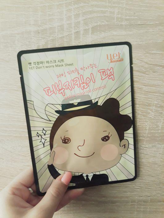 Y.E.T Maska do twarzy w płacie, Don't Worry Mask Sheet, Police Mask