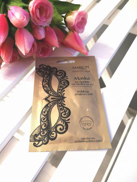Marion Black Cat Mask, Maska pod oczy, Redukcja zmarszczek