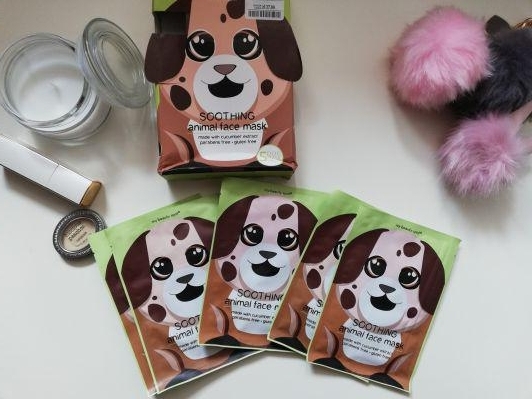 My Beauty Spot Maska do twarzy w płacie, Animal Face Mask, Soothing