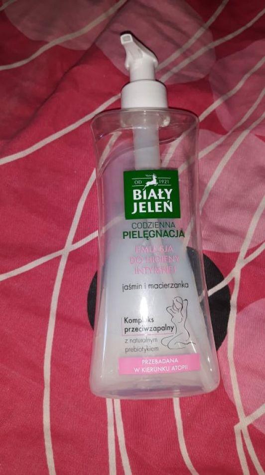 Biały Jeleń Hipoalergiczny, Emulsja do higieny intymnej, Premium, Jaśmin i macierzanka