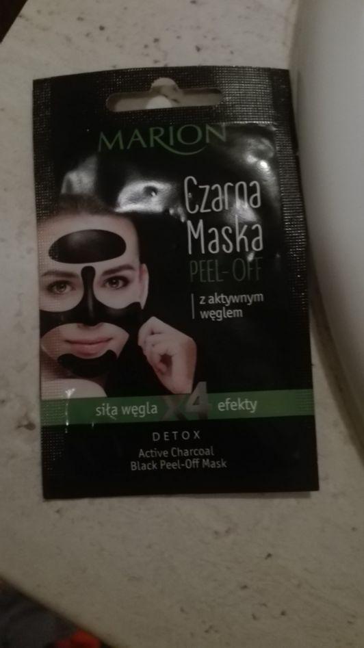 Marion Maska do twarzy, Czarna, Peel-off, Z aktywnym węglem