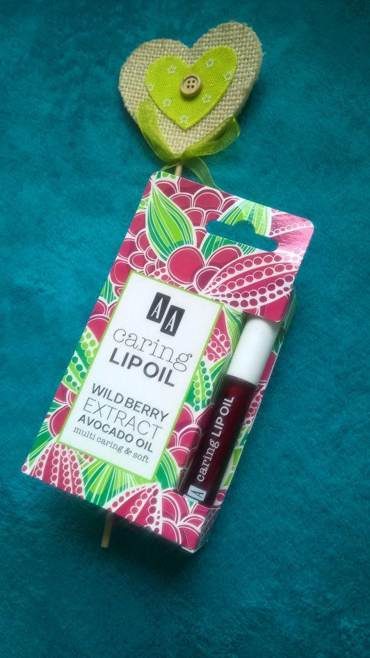 AA Caring Lip Oil, Olejek do ust, Upiększający, Wild Berry Extract