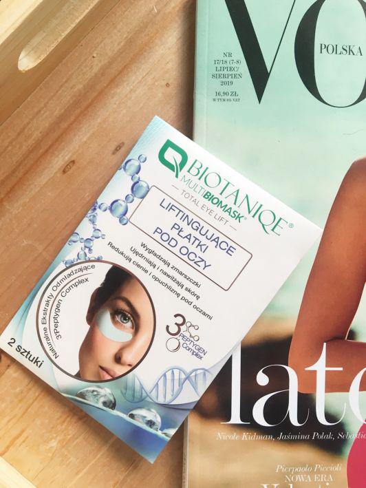 Biotaniqe Total Eye Lift, Płatki pod oczy, Liftingujące