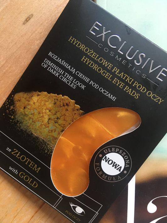 Exclusive Cosmetics Płatki pod oczy, Hydrożelowe, Ze złotem