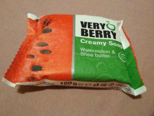 Very Berry Mydło w kostce, Watermelon & Shea Butter