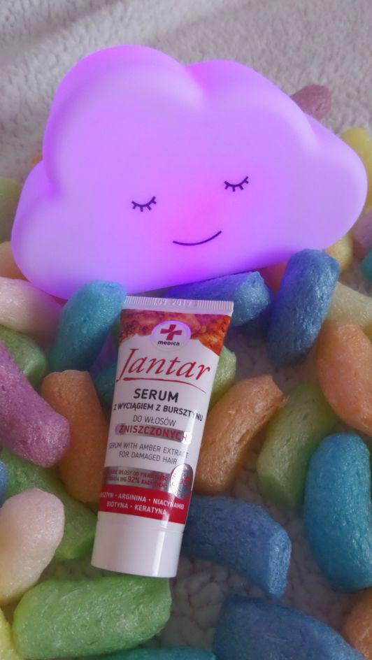 Jantar Serum do włosów, Z wyciągiem z bursztynu, Włosy zniszczone